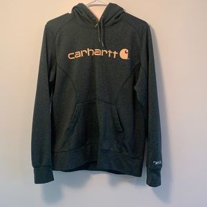 Green and pink Carhartt sweatshirt/ hoodie